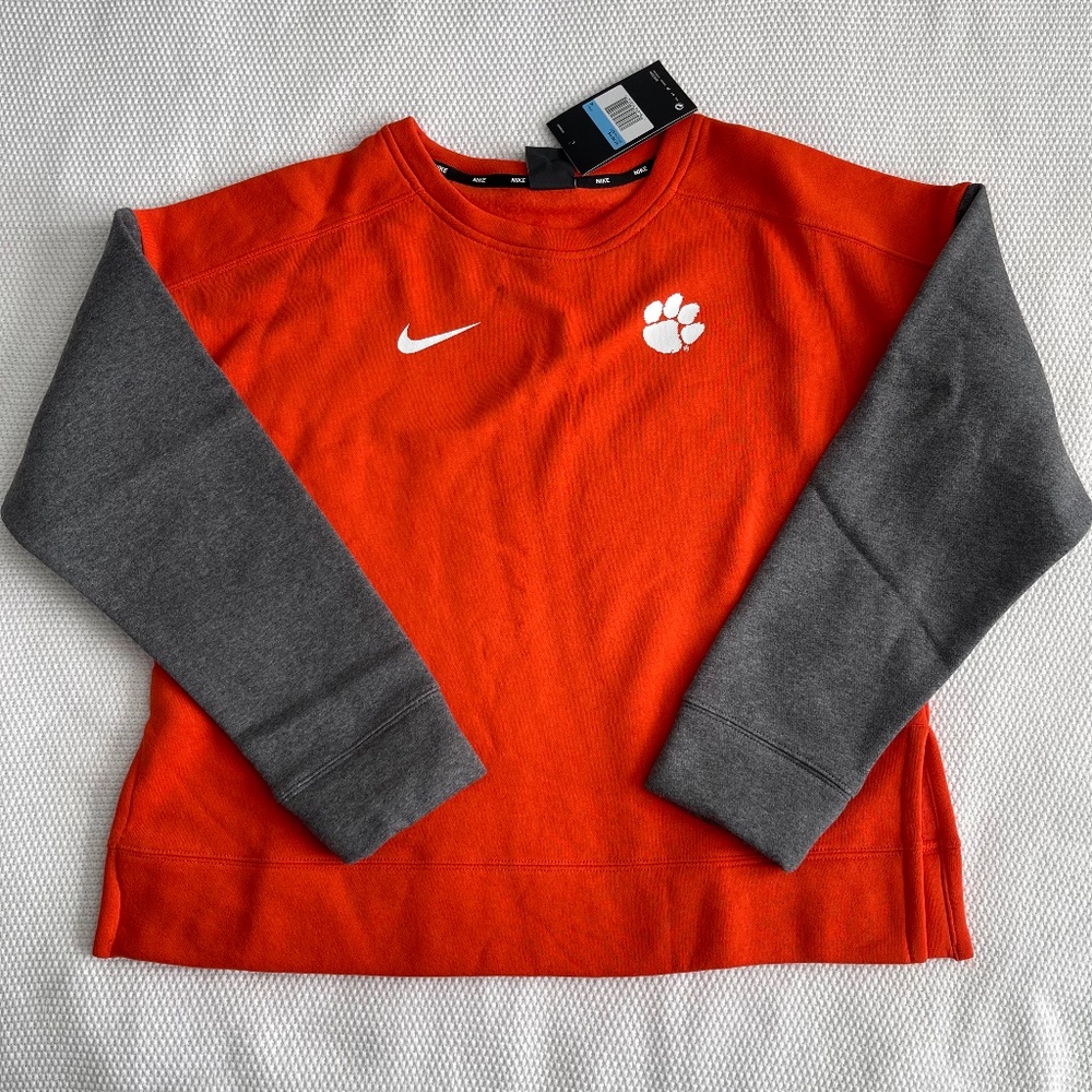 NWT Nike Clemson Tigers Womens Sweatshirt